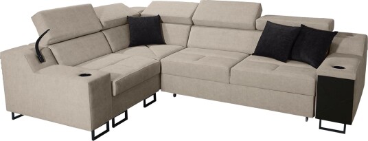 4 seters Sovesofa Venstre Beige