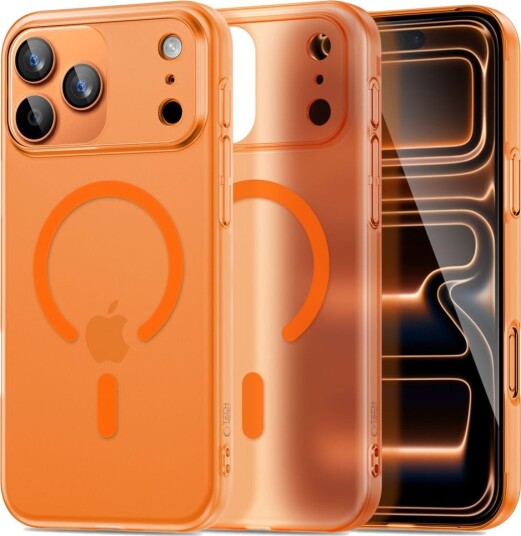 Tech-Protect Magslim MagSafe-deksel for iPhone 17 Pro - Oransje