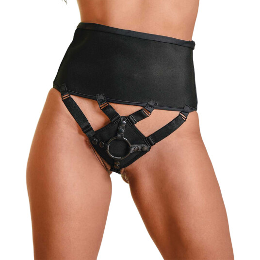 Sportsheets High Waisted Korsett Strap On - Black