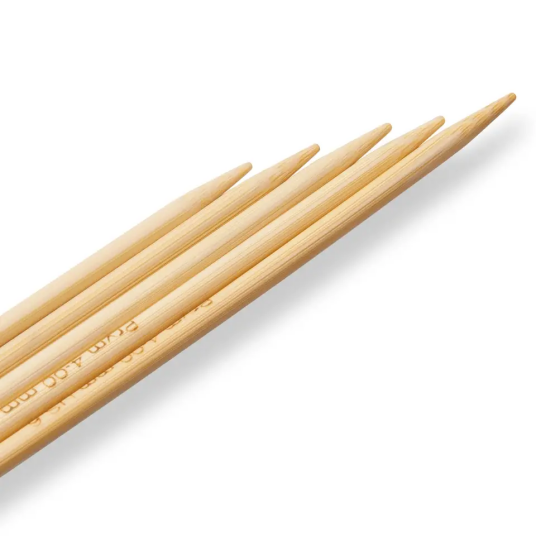 Strømpepinner bambus 4,00 mm x 15 cm