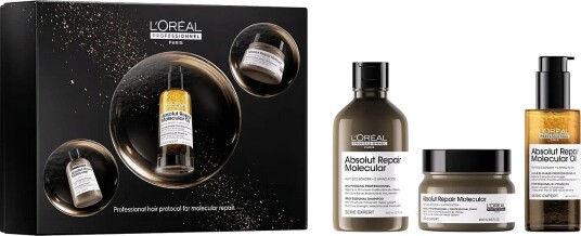 L"Oréal Professionnel L"oréal Professionnel Absolut Repair Molecular Gift Set Trio - CLEAR - 1 PCE