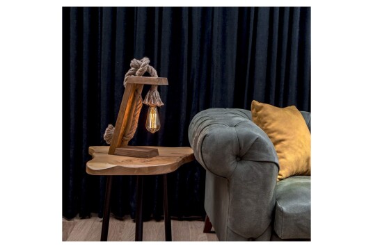 Bordlampe Lumina Brun / Gull Brun/Gull