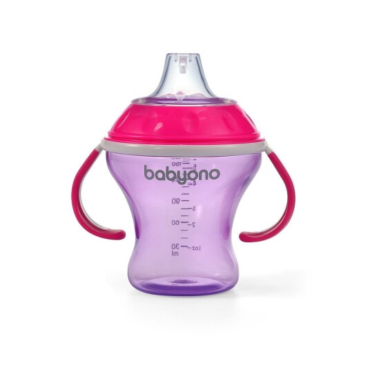 Babyono Tutekopp Natural Nursing 180ml Rosa
