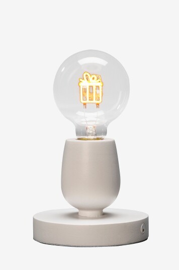 Konstsmide   B/O Tredekorasjon LED 19,5 cm Hvit