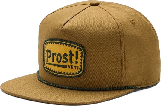 Yeti Prost! Flat Brim Rope Hat Brown OneSize
