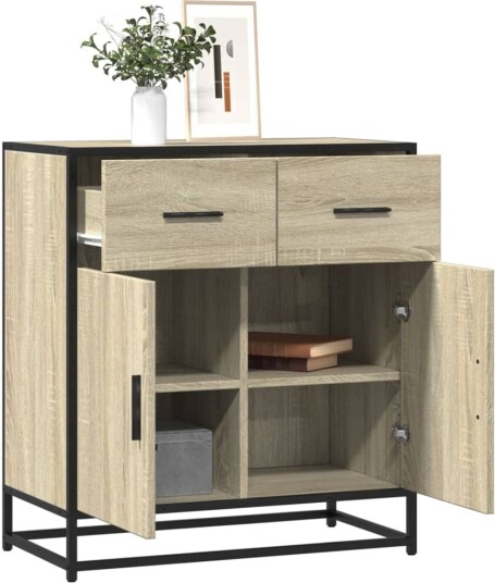 Skjenk sonoma eik 68x35x76 cm konstruert tre 8721102840395