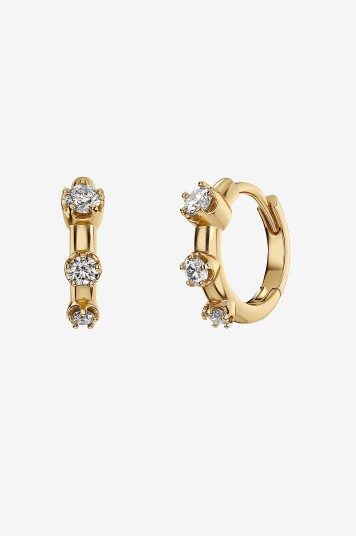 Edblad   Øreringer Teeny Hoops Gold   Gull