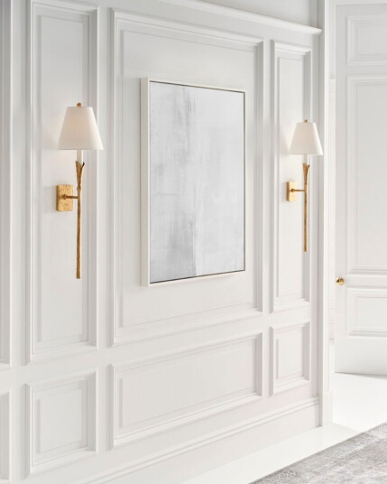 Visual Comfort Aiden Tail Sconce Gilded Iron