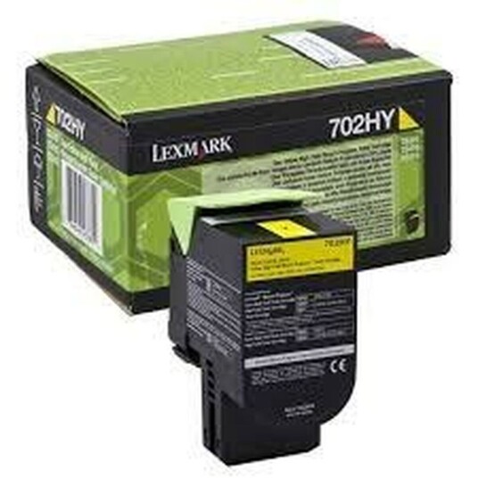 Lexmark Toner Lexmark 702hy R Gul Lexmark Toner Lexmark 702hy R Gul