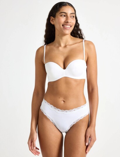 Lindex Strapless Bra White 80 D Lindex Strapless Bra White 80 D