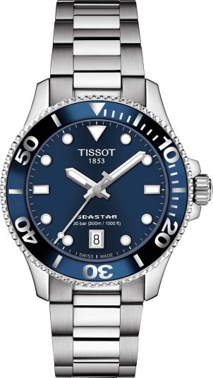 Tissot Seastar 1000 36MM T1202101104100 - Dame - 36 mm - Analog - Kvarts urverk - Safirglass