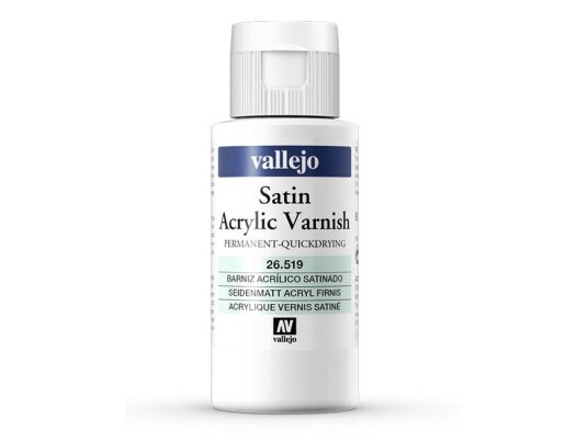 Vallejo 26.519 Gjennomsiktig Satin 60 Ml Plastflaske