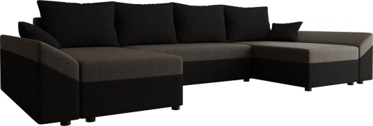 Midfeld 4 sits Hörnbäddsoffa Brown/Black