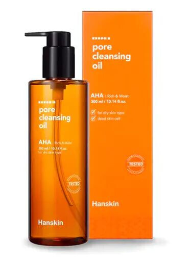 Hanskin Pore Cleansing Oil AHA 300 ml Ansiktsrens