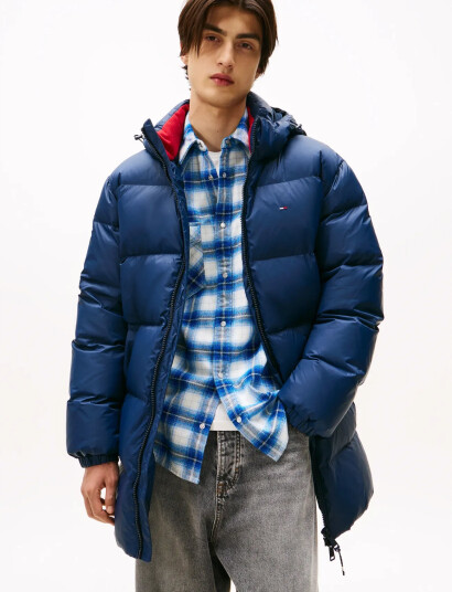 Tommy Jeans Tjm Essential Down Parka Ext - Blue - XXXL