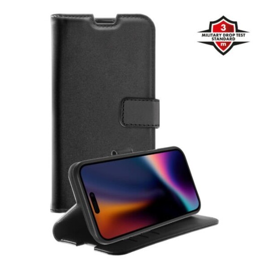 X2O Classic Lommebokdeksel for iPhone Air   Svart