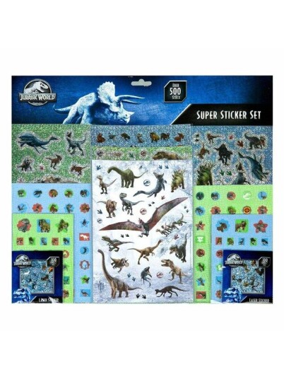 Undercover Jurassic World Sticker Set 500pcs.