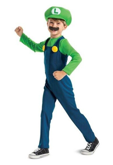 Jakks Disguise - Super Mario Costume - Luigi (104 cm)