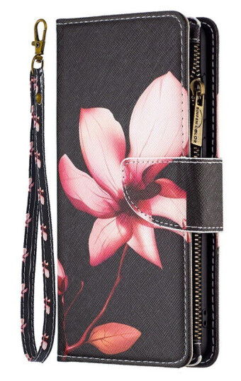 INCOVER Samsung Galaxy A73 (5G) PU Skinn Flip Deksel Med Lommebok - Rosa Blomst