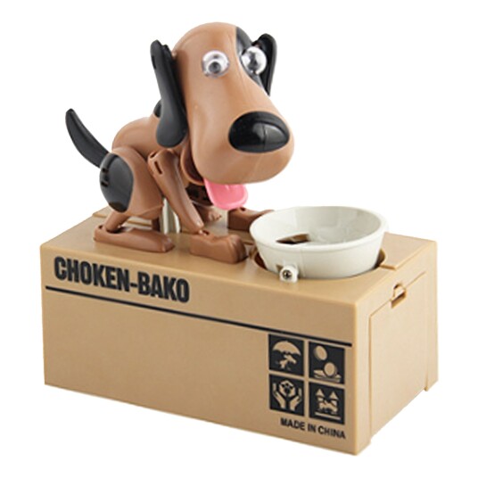 Catsson Int Group LTD Sparebøsse Hund - Brun/Svart