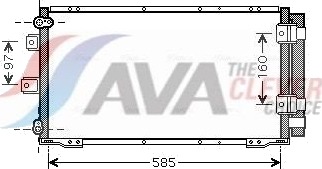 Kondensator, klimaanlegg AVA COOLING SYSTEMS TO5395D
