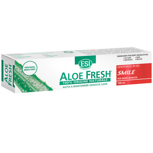ESI Aloe Fresh Tannkrem Gel Whitening Aloe Microspheres 75 ml. ESI Aloe Fresh Tannkrem Gel Whitening Aloe Microspheres 75 ml.