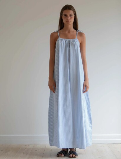STUDIO FEDER Rigmor Dress Blue M STUDIO FEDER Rigmor Dress Blue M