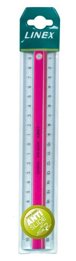 Linex Linjal Super 20Cm Akryl Rosa