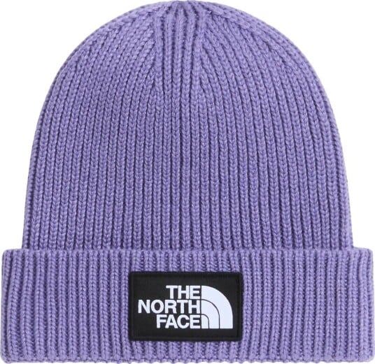 The North Face Kids" TNF Logo Box Cuffed Beanie Grounded Plum One Size