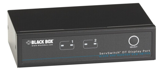 Black Box Servswitch Dt Displayport - Kvm / Lyd / Usb-Svitsj - 2 X Kvm/Lyd/Usb - 1 Lokalbruker - Stasjonær