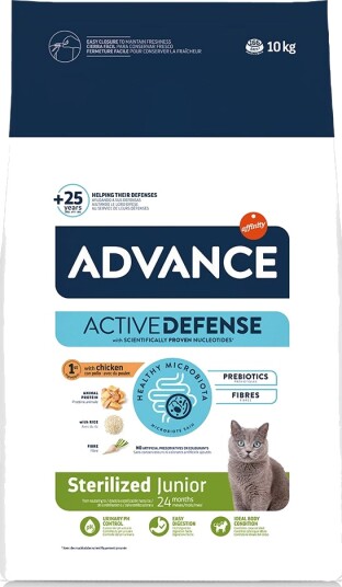 Affinity Advance Tørrfôr Sterilized Junior 24 Med Kylling 10 kg
