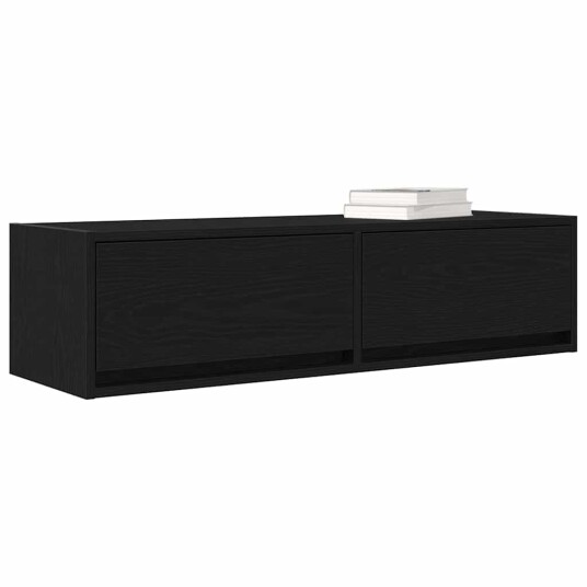 TV stativ Svart Eik 100x31x25,5 cm Konstruert tre TV stativ Svart Eik 100x31x25,5 cm Konstruert tre