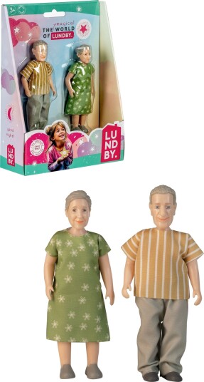 Lundby Dukkehustilbehør Dukke Eldre Par