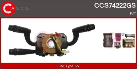 Bryter komplett rattstamme CASCO CCS74222GS