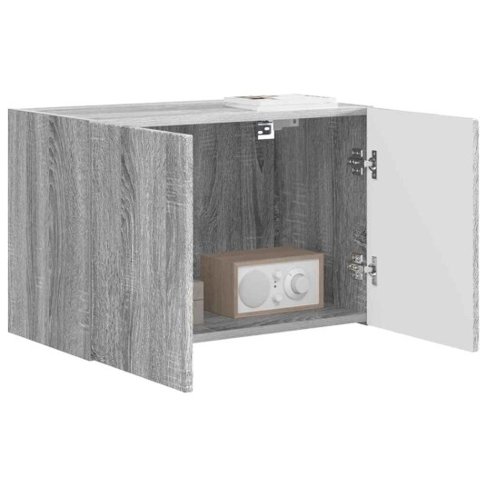  TV Veggskap Grå Sonoma 59,5 x 31 x 40 cm Konstruert tre