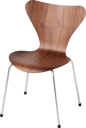 Fritz Hansen Series 7 stol miniatyr Walnut Fritz Hansen Series 7 stol miniatyr Walnut