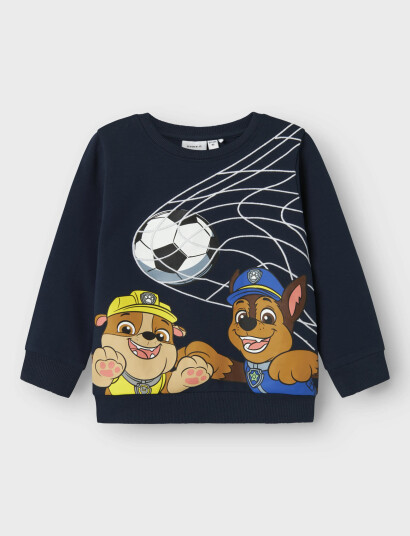 name it Nmmjaako Paw Sweat Unb Cplg Navy 86