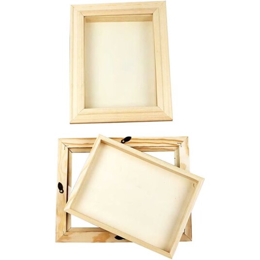 Creativ Company 3D ramme med glass D: 2,5 cm str. 18,2x23,2 1stk./ 1 stk. Creativ Company 3D ramme med glass D: 2,5 cm str. 18,2x23,2 1stk./ 1 stk.