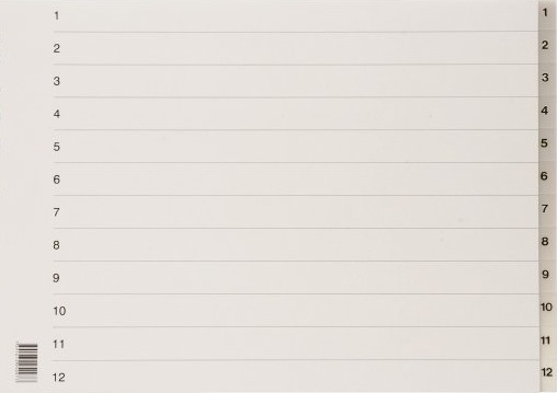 Register, Plast Petter, A3, Plast, 1-12 Register, Plast Petter, A3, Plast, 1-12