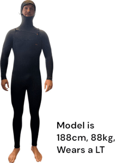 Premium Wetsuits SC2 hooded 6/5/4mm Men (Herre L-Short)