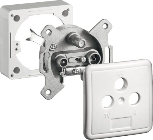 Satellittuttak med dekkplate og ramme, 1 dB
