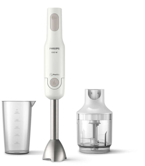 Philips HR2535 ProMix Stavmikser 650 W med Avtagbar Fot og Hakkertilbehør Hvit Philips HR2535 ProMix Stavmikser 650 W med Avtagbar Fot og Hakkertilbehør Hvit