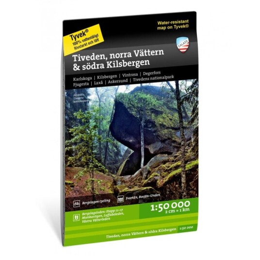 Calazo förlag Tiveden, Norra Vättern & södra Kilsbergen 1:50.000 OneSize, NoColour