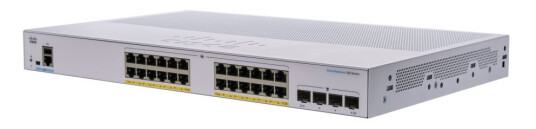 Cisco Business 350 Series 350-24P-4X - Switch - L3 - Styrt - 24 X 10/100/1000 (Poe+) + 4 X 10 Gigabit Sfp+ - Rackmonterbar - Poe+ (195 W)
