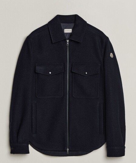 Moncler Zip Overshirt Navy