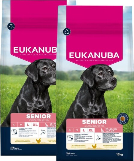 Eukanuba Senior Dog Large 2 x 15 kg