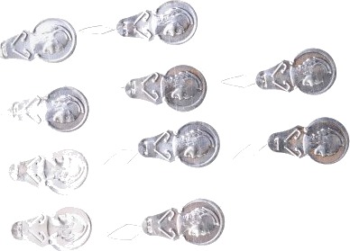 Infinity Hearts Infinity Hearts Nålitreder Metall 10 Stk