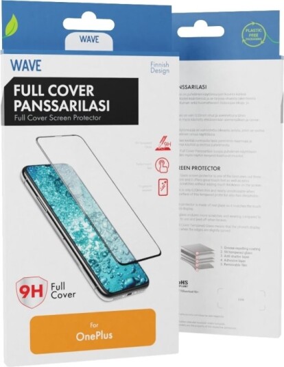 Wave Full Cover Herdet Glass Oneplus Nord Ce 3 Lite 5G Svart Ramme