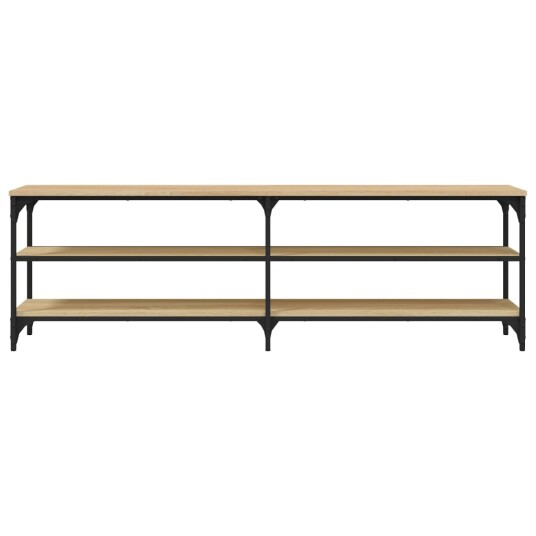vidaXL TV-benk sonoma eik 160x30x50 cm konstruert tre vidaXL TV-benk sonoma eik 160x30x50 cm konstruert tre