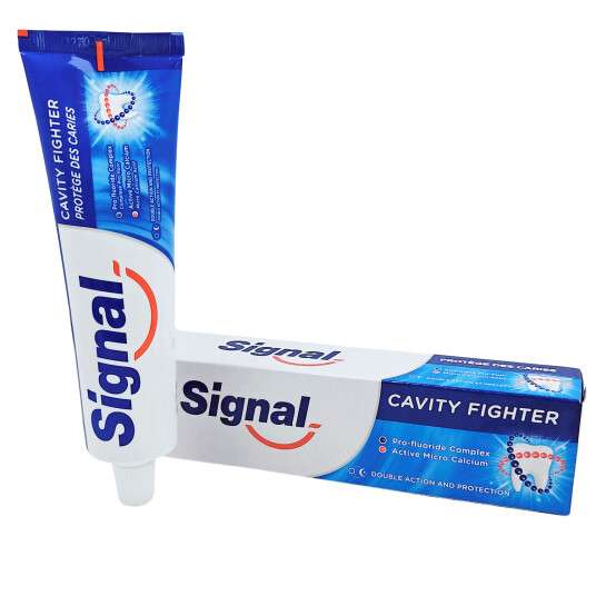 Signal Tannkrem Cavity Fighter Fluor 1500 ppm 100 ml.